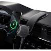Anker Nano Wireless Car Cigarette Lighter Charger, Magnetic and 360° Adjustable, Detachable Alloy Stand, Quick Charge 15W Qi2 Certified for iPhone 17/16/15/14/13 (Adapter Included)