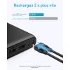 Anker PowerCore 26800 mAh High Capacity External Battery with Dual Input Port and 3 USB Ports – Powerbank 26800 mAh for iPhone, iPad, Samsung Galaxy, Android and Other(Black)