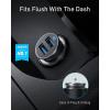 Anker PowerDrive 2 Alloy Car Cigarette Lighter Charger with 2 USB Ports 24W 4.8A Metal with Blue LED for iPhone XR/Xs/Max/X/8/7/Plus, iPad Pro/Air 2/Mini, Galaxy, LG, HTC and Others(Black)