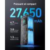 Anker Prime Power Bank Power Bank, Portable Charger 250W, 3 Ports 27.650 mAh (99.54 Wh), MacBook Pro/Air, iPhone 16/15/14/13, AirPods, Samsung(Noir)