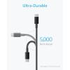 Anker USB C Cable, 2 Pack USB-A to USB-C Charging Cable, 331 USB C to USB 2.0 Dual Braided Nylon Type C Charging Cable for iPhone 17/17 Plus/Pro/17 ProMax Samsung Galaxy S10+, LG V30(6ft, Red)(Black)