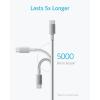 Anker USB C Cable, 2 Pack USB-A to USB-C Charging Cable, 331 USB C to USB 2.0 Dual Braided Nylon Type C Charging Cable for iPhone 17/17 Plus/Pro/17 ProMax Samsung Galaxy S10+, LG V30(6ft, Red)(Silver)