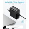 Anker USB C Charger 100W, PIQ 3.0 Compact Fast Charger for MacBook Pro, MacBook Air, iPad Pro, iPhone 17/16, Samsung Galaxy and All USB C Devices (1.5m Cable Included)