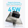 Anker USB C Fast Charger 45 W, iPhone Samsung Fast Charging with USB C Cable, Compatible with PPS for Samsung Galaxy S24 Ultra/S24/S23+/S23/S22/Note20, iPhone 17/17 Pro, Pixel, and More(Black)