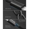Anker USB C to Lightning Cable, iPhone USB C Cable [MFi Certified] New Nylon Charging Cable for iPhone 14 Pro/X/XS/XR/8 Plus/AirPods Pro, Support Power Delivery (1.8m)(Black)