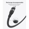 Anker USB-C Cable, 240W Braided Upcycled USB C to USB-C Fast Charger Cable for iPhone 17/17 Pro/17 Plus/17 ProMax, MacBook Pro, iPad Pro/Air 5, Galaxy S23 and Others (6 Feet, Black)(Black)