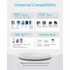 Anker Wireless Charger, Max 10W, Upgraded PowerWave Pad with Certif. Qi 7.5W for iPhone XS Max/XR/XS/X/8, 10W Fast Charge for Galaxy S10/S9/S9+/S8/Note 9 (No Adapter)(white)