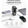 Anker Zolo External Battery for Laptops, 25000 mAh 3 Ports USB-C 100W Charger for Multiple Devices, Built-in Cable+Retractable Cable, for iPhone17/16 Pro Max, MacBook, Samsung(Black)