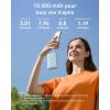 Anker Zolo Power Bank, 30W 10000mAh Portable Fast External Battery with USB-C and Lightning Cables MFi Certified, 2 Ports, Battery for iPhone Series 16/15/14, MacBook, Galaxy, and More(Black)