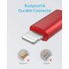 Anker iPhone Cable, 6ft, 331, Premium Nylon, USB-A to Lightning, MFi Certified Charging Cable for iPhone SE/XS/XS Max/XR/X/8 Plus/7/6 Plus, iPad, and More(Red)