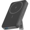 Anker External iPhone Battery, 633 Magnetic Battery 10000 mAh, Foldable Portable Induction Charger for iPhone 17/17 Pro/17 Pro Max/16/16 Pro and 16 Pro Max(Black)(Black)