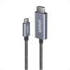 Anker HDMI to USB-C Cable, 4K@60Hz HDR, Ultra Fast USB-C to HDMI Cable Nylon Braided with Advanced Shielding, Thunderbolt 5/4/3, for MacBook, iPad, iPhone 16/15, HD TV & More (1.8 m)(0 9m)