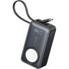 Anker Magnetic External Battery 10000mAh PD 35W with Built-in USB-C Cable, Power Bank Fast Charging, for Apple Watch, iPhone 17 Pro Max/17/15/14/13, Samsung, iPad, AirPods and Others (Black)(Black)