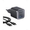 imageAnker Nano 45W USB C Charger Fast Compact and Stylish for iPhone 17ProPro MaxiPhone 16 MacBook Pixel 9 iPad Samsung Galaxy S25 UltraS24 Series and More 6ft Cable IncludedBlack