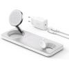 Anker iPhone 15W Induction Charger 3-in-1 Foldable Ultra Fast Qi2 Certification Induction Charging Station for iPhone 17/16 Series, AirPods, Apple Watch (USB-C Charger and Cable Included)(blanc)