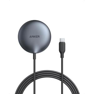 Anker 15W MagGo Ultra Fast iPhone Induction Charger (Pad), MagSafe Compatible, Qi2 Certified, for iPhone 15/15 Plus/Pro/Pro Max/14 Series (Mains Power Not Included)(Black)