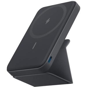 Anker 622 MagGo Wireless Magnetic External Battery 5000mAh, Power Bank Fast Charging, Foldable with USB-C for iPhone 17 Pro Max/16/15/14/13 Series(Interstellar Grey)