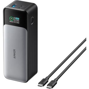 Anker External Battery 737 (PowerCore 24K) 24000mAh with 3 Ports, 140W Power, Digital Display, Compatible with iPhone 17 Pro Max, Samsung, MacBook, Dell, AirPods and More More
