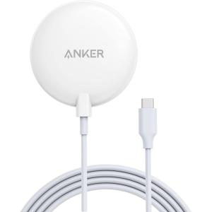 Anker Magnetic Wireless Charger with Built-in 1.5m USB-C Cable, PowerWave Magnetic Pad Lite Exclusively for iPhone 12/12 Pro/12 Pro Max/12 Mini (without AC Adapter)