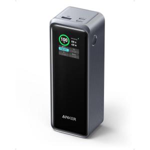 Anker Prime Power Bank Power Bank, Portable Charger 250W, 3 Ports 27.650 mAh (99.54 Wh), MacBook Pro/Air, iPhone 16/15/14/13, AirPods, Samsung(Noir)