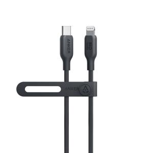 Anker iPhone USB C to Lightning Cable, 541 MFi Certified Cable 3ft Bio-Based Fast Charging Cable for iPhone 13 13 Pro 12 11 X XS XR 8 Plus (Charger Not Included), Phantom Black(Black Ghost)