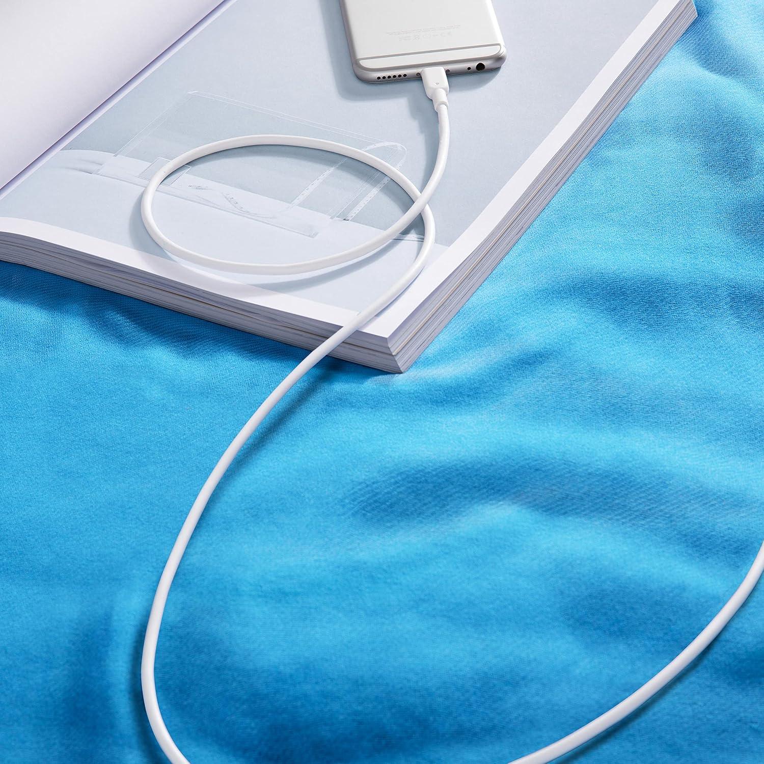 imageAnker MFi Certified PowerLine II Lightning Cable 30 cm The new indestructible cable for iPhone X 88 Plus 77 Plus 66 Plus 5S C and iPadWhite