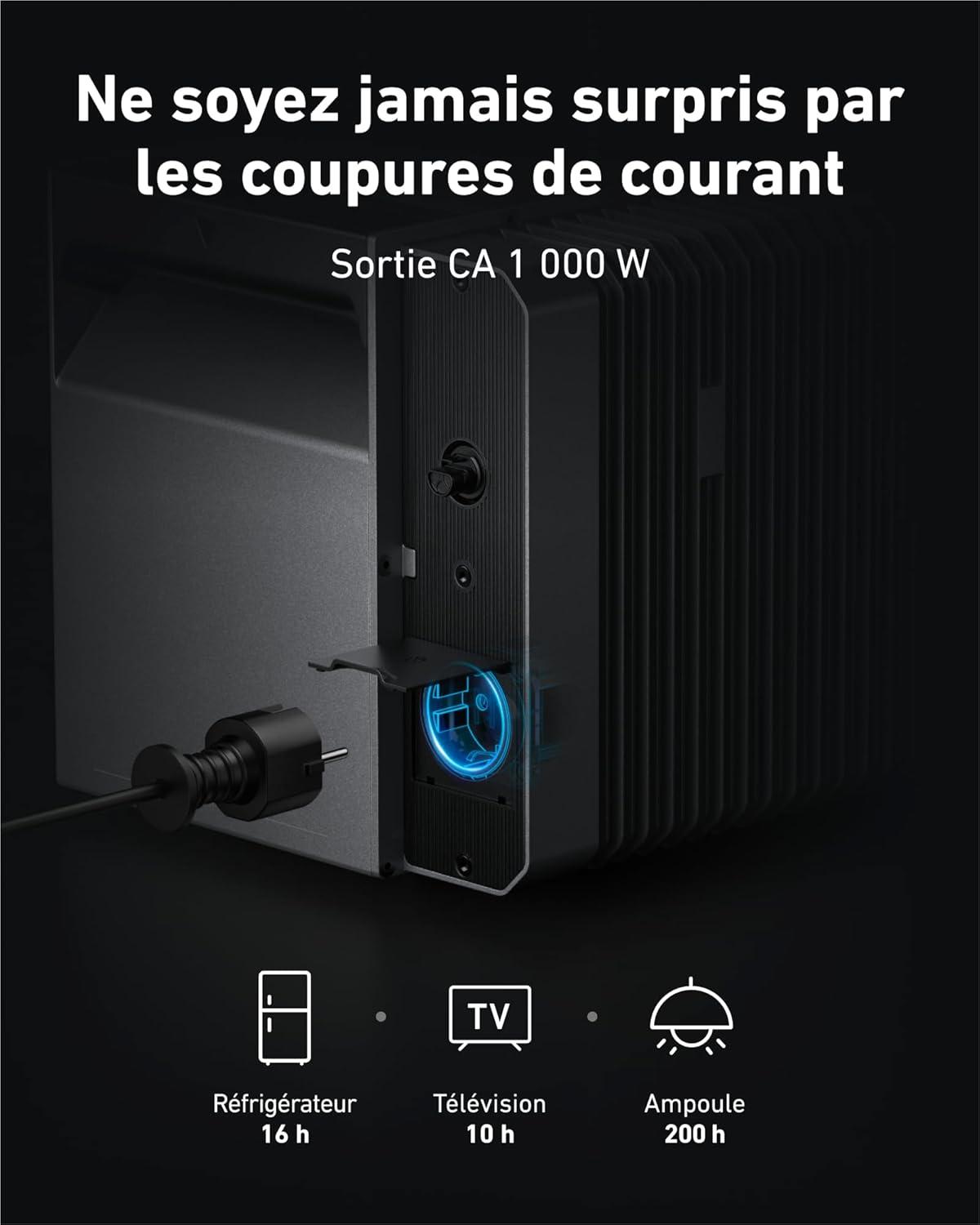 imageAnker SOLIX BP1600 Additional Battery 1600 Wh LiFePo4 Batteries 6000 Cycles Expansion 9600 Wh Protection Manufacturer 10 Years IP65 Water ampamp Dust Easy Installation Modular DesignE1600