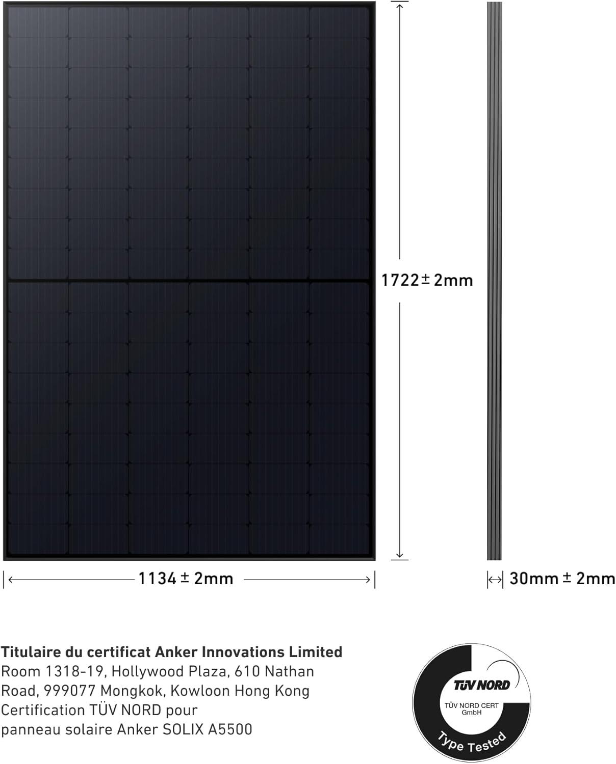 imageAnker SOLIX Solar PlugampampPlay Kit 820 W Brackets Included 23 Efficiency Black and Plain Design Free OTA Update 800 W with WLAN