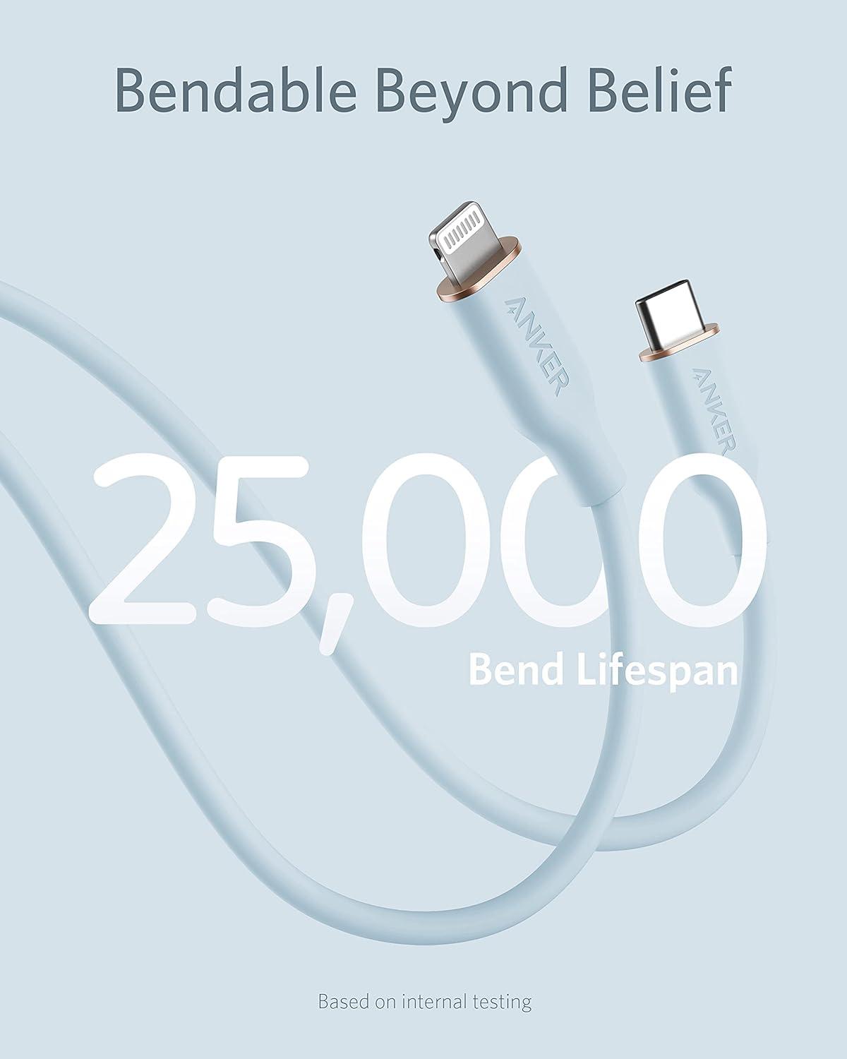 imageAnker USBC Auf Lightning Ladekabel PD