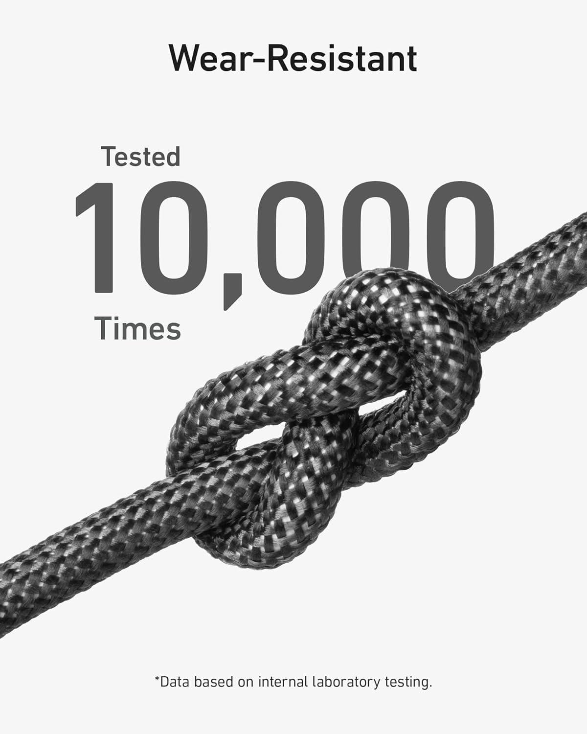 imageAnker USBC to Lightning Cable 541 Organic Nylon MFi Certified Fast Charging Cable for iPhone 14PlusPro Max 13Pro 12 11x XS XR Black 6ftBlack