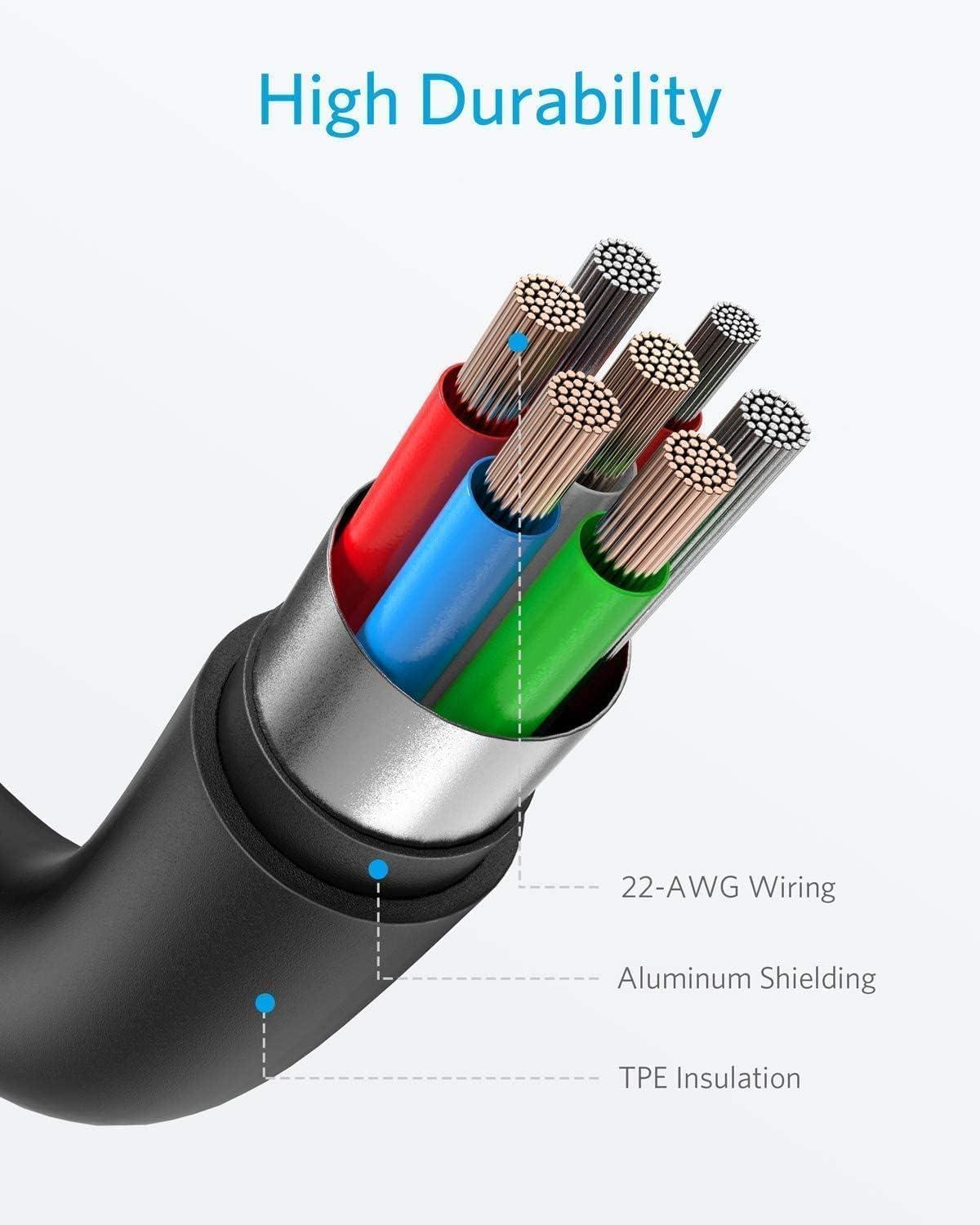 imageAnker iPhone USB C Cable USBC to Lightning Cable 180 cm with MFi Certification PowerLine II Power Delivery Compatible Cable for iPhone XXSXRXS Max88 PlusBlack