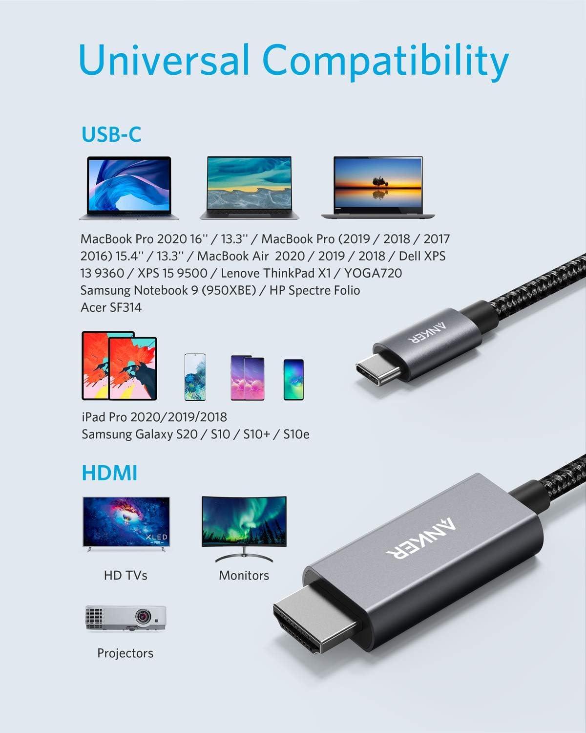 imageUSB C to HDMI Anker 4K 60Hz Adapter 18m Refurbished A