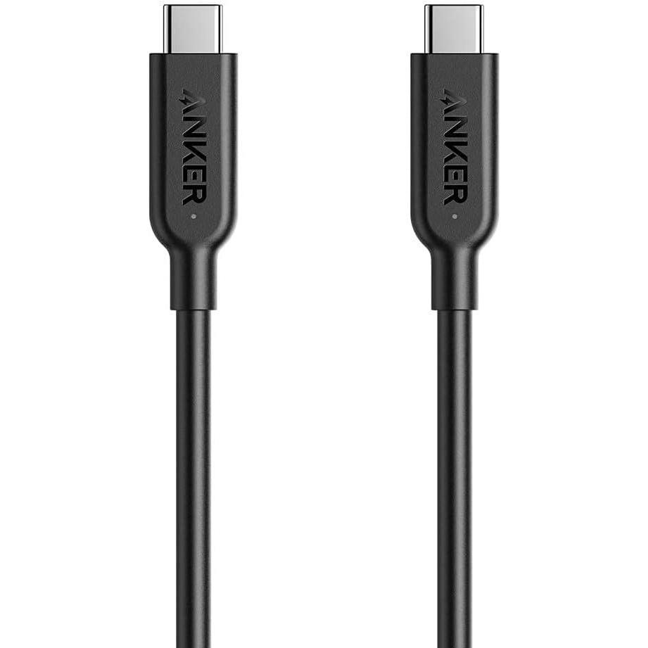 imageAnker Powerline II Cble USBC vers USBC 31 Gen2 90 cm avec USB Power Delivery pour Galaxy S8 S8 S9 S10 iPad Pro 2020 nouveau MacBook Google Pixel Nexus 6P Huawei Matebook et autres appareils