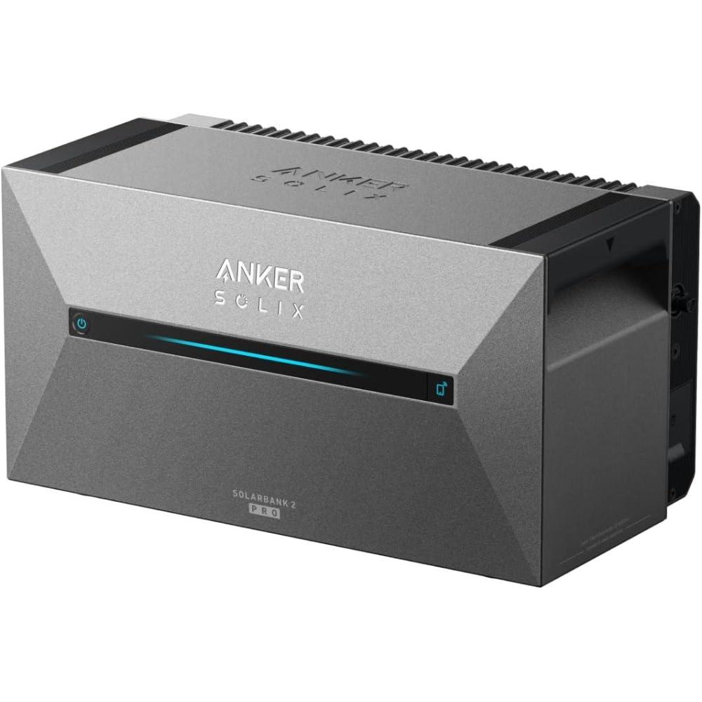 imageAnker SOLIX BP1600 Additional Battery 1600 Wh LiFePo4 Batteries 6000 Cycles Expansion 9600 Wh Protection Manufacturer 10 Years IP65 Water ampamp Dust Easy Installation Modular DesignE1600