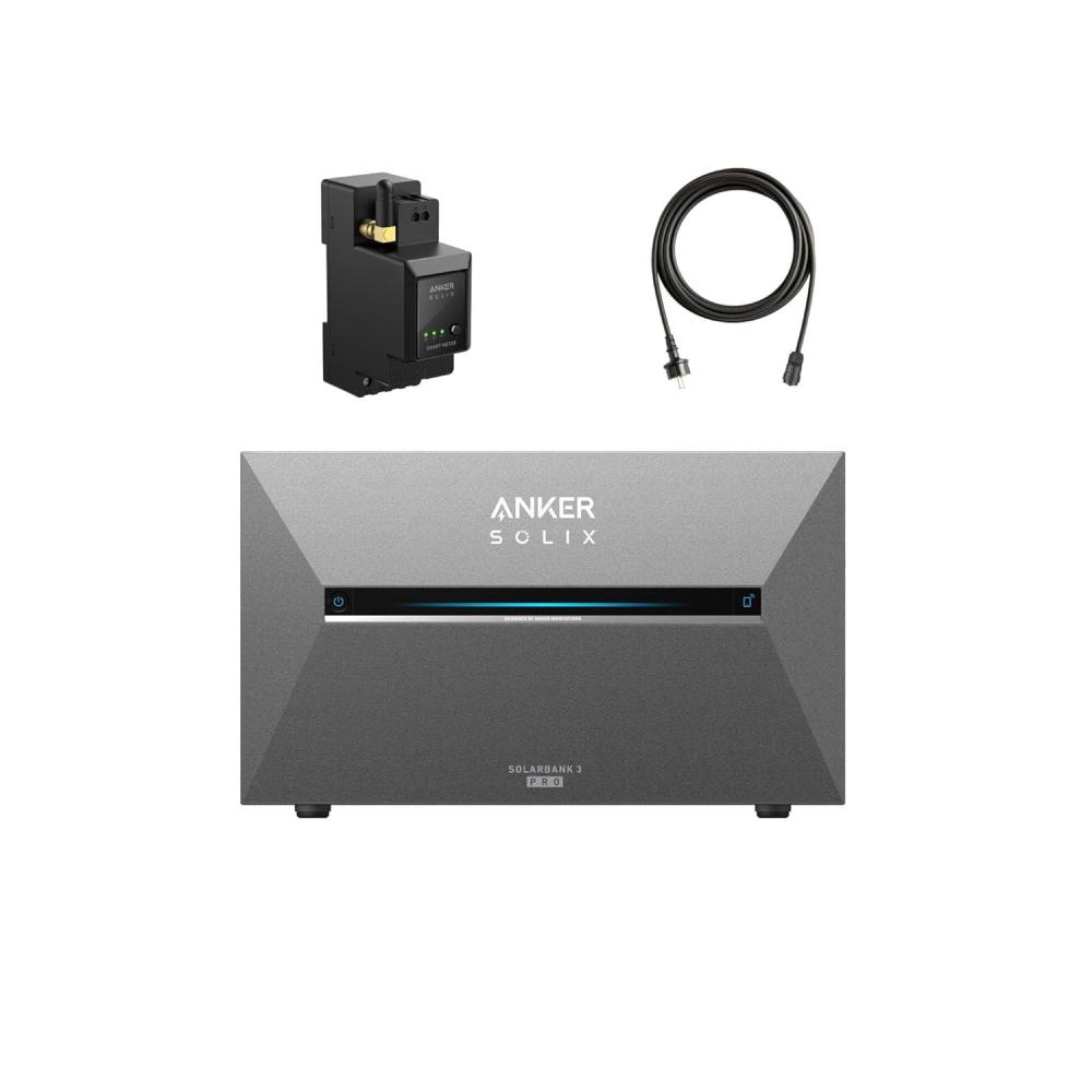 imageAnker SOLIX BP2700 Additional Battery for Solarbank 3 Pro Capacity 268 kWh Expandable 16128 kWh Modular PluginPower LiFePO4 Battery 6000 Cycles Thermal Boosting Technology IP65Solarbank 3 E2700 Pro