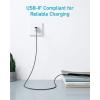 ANKER cable USB C, 180cm, lot de 2 câbles de charge USB A vers USB C, câble de charge USB A vers USB C, charge rapide pour iPhone 16/15, Samsung Galaxy Note 10 Note 9/S10+ S10, LG V30 (Noir)(90 cm)
