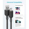ANKER cable USB C, 180cm, lot de 2 câbles de charge USB A vers USB C, câble de charge USB A vers USB C, charge rapide pour iPhone 16/15, Samsung Galaxy Note 10 Note 9/S10+ S10, LG V30 (Noir)(300 cm)