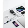 Anker 112W USB C Charger, 6 Port Output Charging Dock for iPhone 16/16 Plus/16 Pro/16 Pro Max/Series 15/14/13, MacBook Air, Pixel, Galaxy, iPad, and Others (Cable Not Included)(Noir)