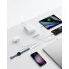 Anker 112W USB C Charger, 6 Port Output Charging Dock for iPhone 16/16 Plus/16 Pro/16 Pro Max/Series 15/14/13, MacBook Air, Pixel, Galaxy, iPad, and Others (Cable Not Included)(blanc)