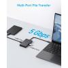 Anker 332 USB-C Hub (5-in-1, HDMI 4K) with 100W, 4K@30Hz HDMI Display, USB-C and USB-A 5Gbps Data Ports for MacBook, iPad, Lenovo, Dell, HP Laptops and More More