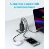 Anker 335 67W USB C Charger, High Performance Power Supply with PIQ 3.0, 3 Port Fast Charger, PD for iPhone 16/15/14, MacBook Pro, iPad, Galaxy, Pixel and Others (USB C Cable)
