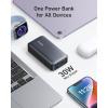 Anker 533 Quick Charge External Battery 10000 mAh with PD Output Max. 30 W, Portable Charger Power IQ 3.0, Battery for iPhone 17 Pro Max 16/15/14/13, iPad and More (Black)