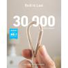 Anker 551 USB A to Lightning Charging Cable (10ft), MFi Certified iPhone Cable, Fit for iPhone iPhone 13 13 Pro 12 Pro Max 12 11 X XS XR 8 Plus and More (Gold)