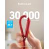 Anker 551 USB A to Lightning Charging Cable (10ft), MFi Certified iPhone Cable, Suitable for iPhone iPhone 13 13 Pro 12 Pro Max 12 11 X XS XR 8 Plus and More (Red)