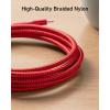 Anker 551 USB A to Lightning Charging Cable (10ft), MFi Certified iPhone Cable, Suitable for iPhone iPhone 13 13 Pro 12 Pro Max 12 11 X XS XR 8 Plus and More (Red)