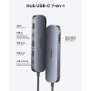 Anker 7 in 1 USB C Hub, 4K 60Hz HDMI Splitter, Power Delivery 100W Max, 3 USB A and Type C 3.0 Data Ports, SD/TF Card, for Type C Devices (Charger Not Included)