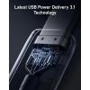 Anker 765 Câble USB C (140W 90cm), Charge Rapide USB 2.0 pour MacBook Pro 2021, iPad Pro, iPad Air 4, Samsung Galaxy S21, Pixel, et Plus(90cm)