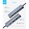 Anker 7-in-1 USB-C Hub, Dual USB-C Display, 4K Dual HDMI Display, 100W Power Delivery, 10GB/s Data Transfer, USB Ports for MacBook Air/Pro, Dell XPS, iPad Pro, and More