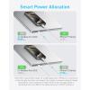 Anker Cable, 2-in-1 USB C to USB C Braide Cable 140W Max, Fast Charging for iPhone 17/16/16 Pro Max/15 Series, MacBook Air/Pro,and More (1.8 m, Black)(white)