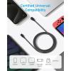Anker Câble USB C à Angle Droit, 240 W, Lot de 2 câbles USB C vers USB C à 90 d de 1,8 m degrés pour iPhone 16/15 Plus/Pro/ProMax, Samsung Galaxy S23, MacBook Pro 2020, iPad Pro, iPad Air 4, Pixel